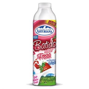 BATIDO FRESA ASTURIANA  BOTELLA 1 Lt