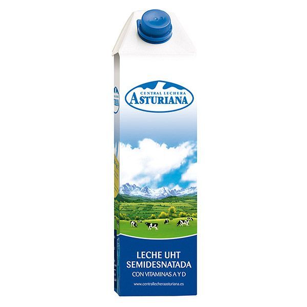 LECHE ASTURIANA SEMI UHT 1 Lt.